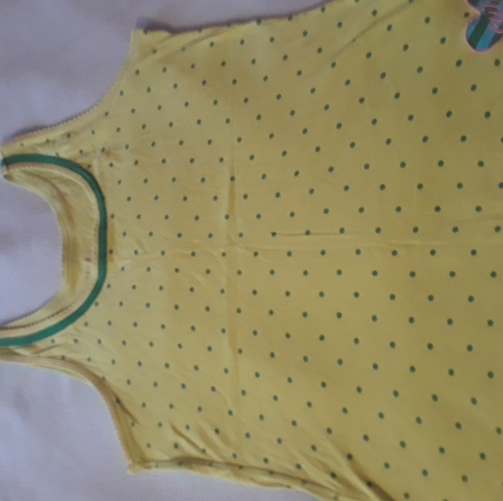 Cute bright green tank top
